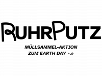 Schrift: RuhrPutz - Müllsammel-Aktion zum Earth Day